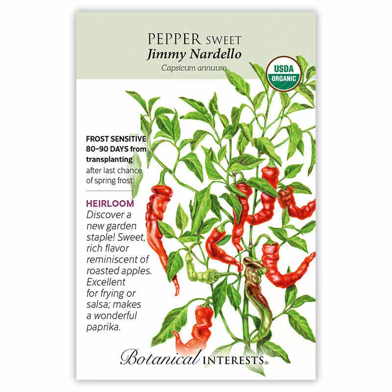 Sweet Pepper seeds 'Jimmy Nardello'