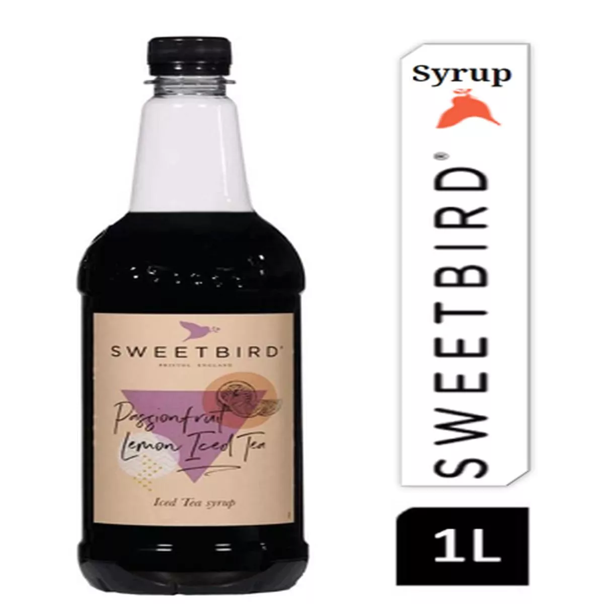 Sweetbird Passionfruit Lemon Iced Tea Syrup 1litre (Plastic). – 1