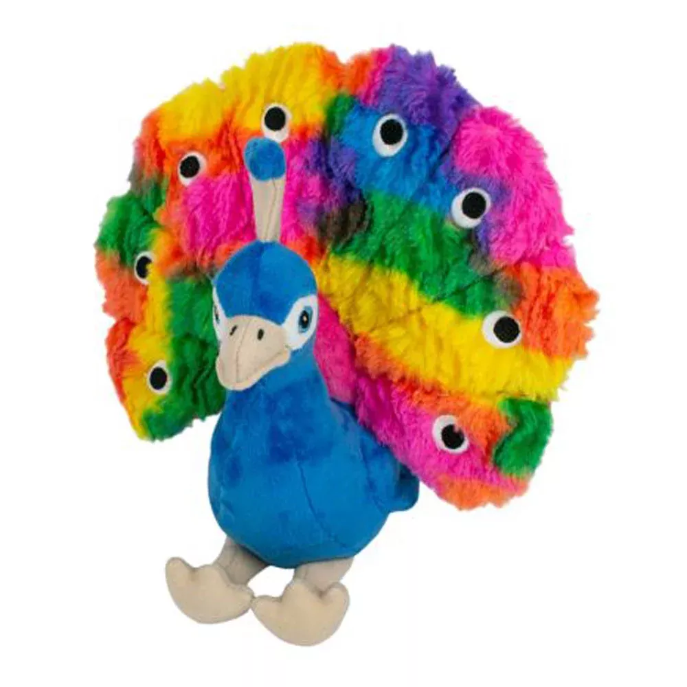 Tall Tails, Plush Squeaker Peacock, 9"