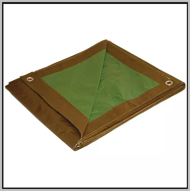 Tarp 12 x 16" Brown Green Full