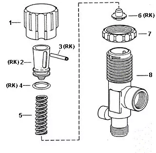 Teejet Pressure Regulator 23120 A Parts Parts