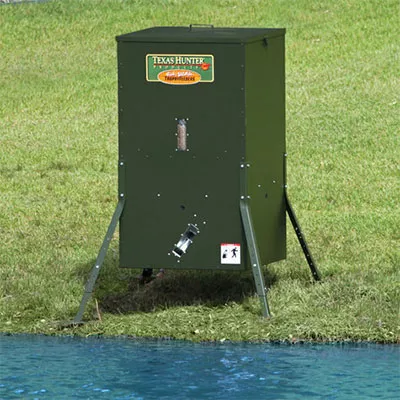 Texas Hunter Automatic Fish Feeder, 250LB. Capacity