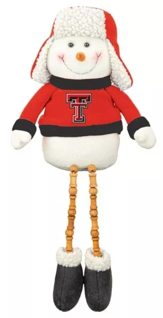 Texas Tech Bead Leg Snowman