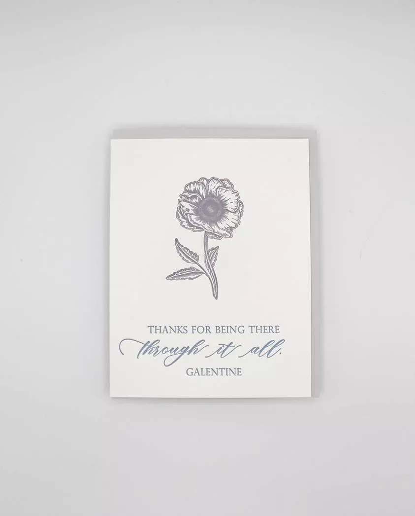 Thanks For Being There , Galentine Card