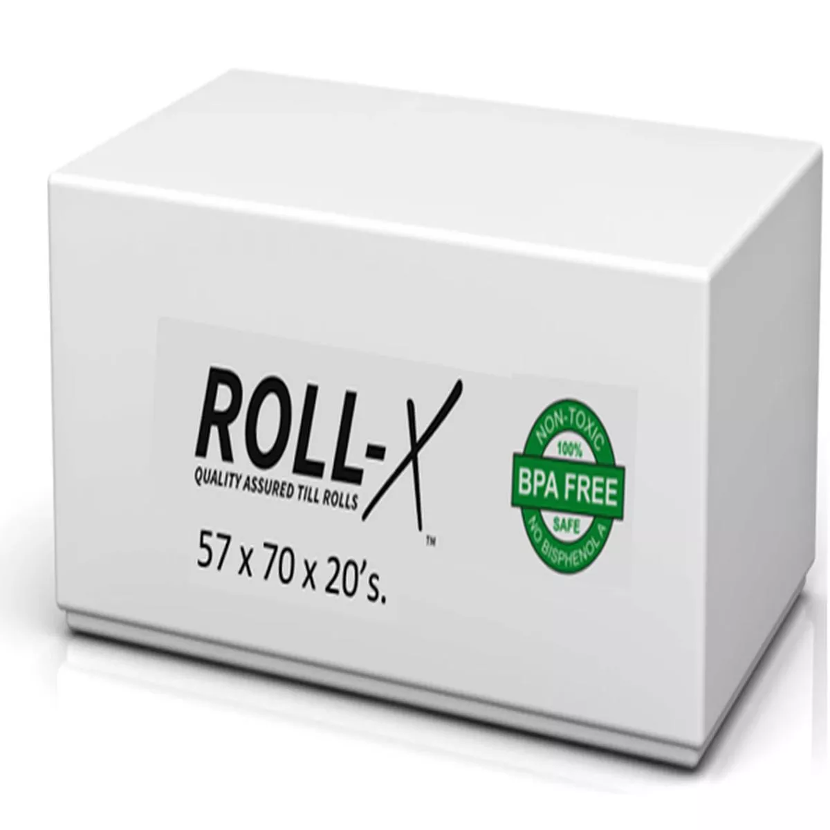 Thermal Till Rolls BPA FREE by Roll-X (Size 57×70) – 2 {40 Rolls}