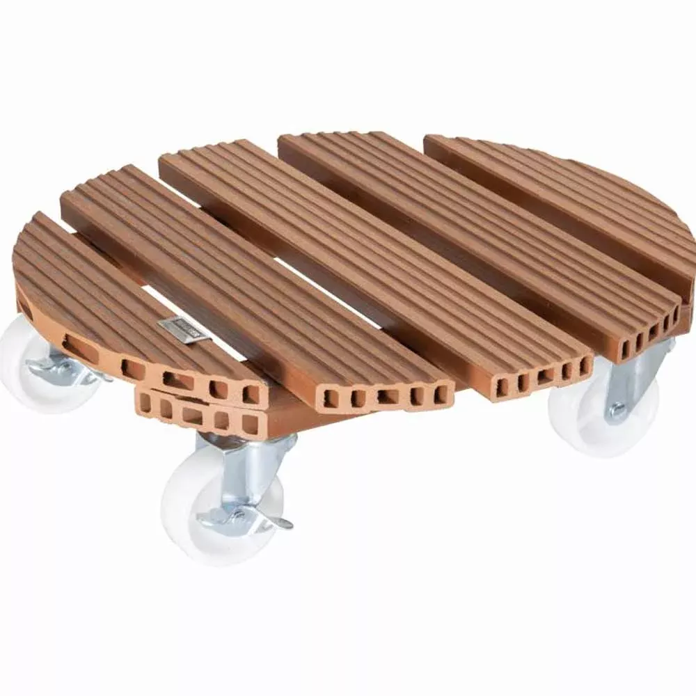 Tierra Derco, Round WPC Caddy, Terra Cotta, Large