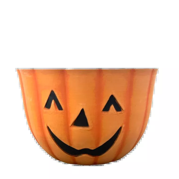 Timberblend Pumpkin Face Planter, 10"