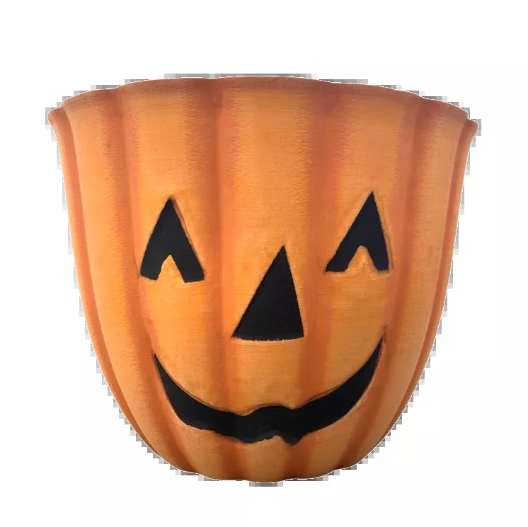 Timberblend, Pumpkin Face Planter, 12"
