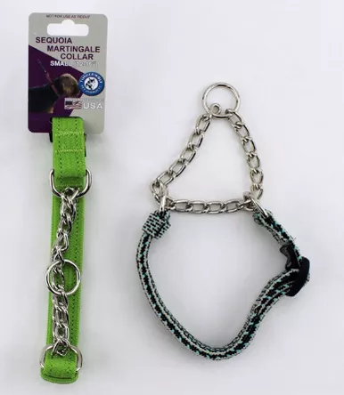 Timberwolf Sequoia Martingale Collar with Chain S12"-16"