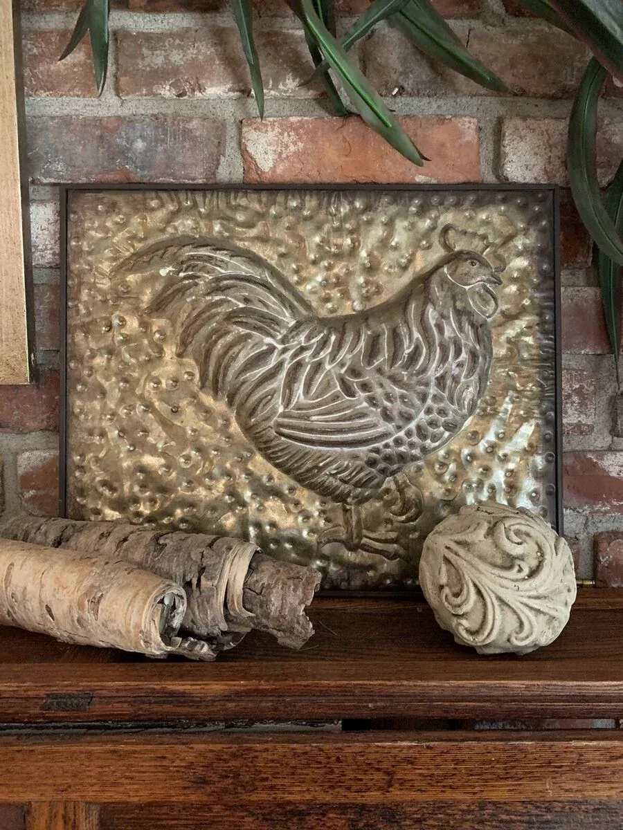 Tin Chicken Wall Hanging