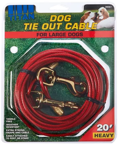 Titan Dog Tie Out Heavy 20'