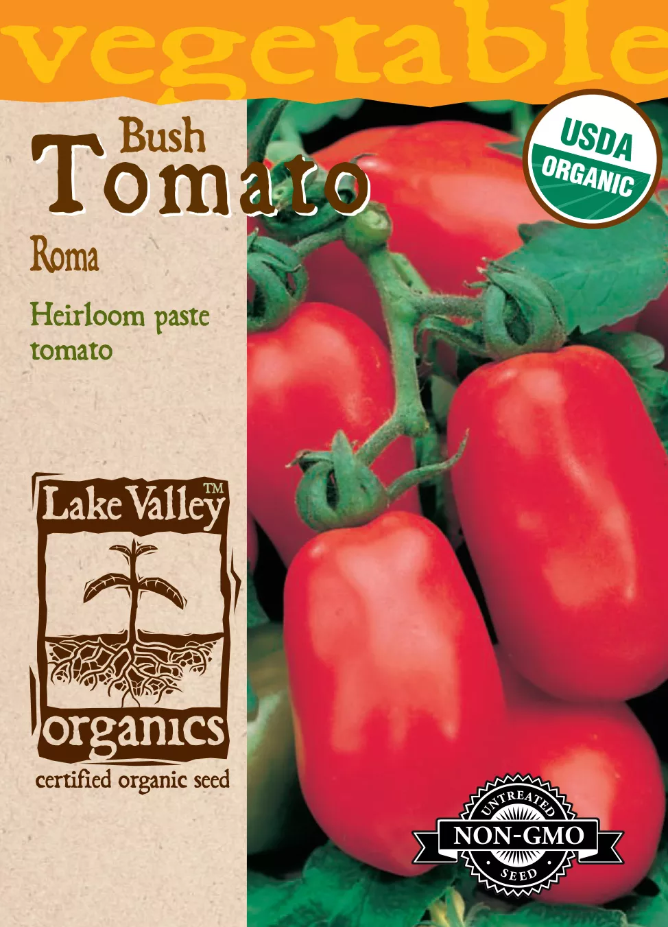 Tomato (Bush) Roma – Item #4067