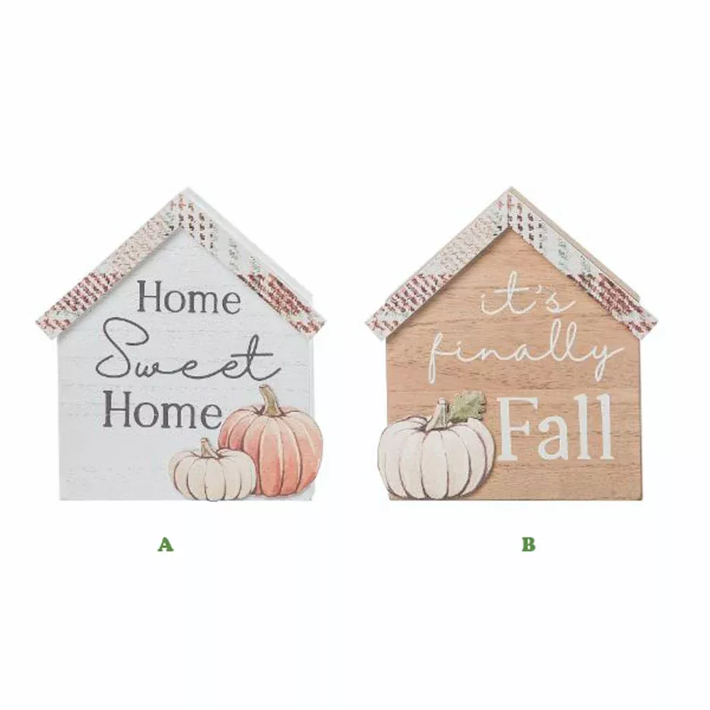 Transpac, Harvest Home Block Décor, Assorted & Sold Separately