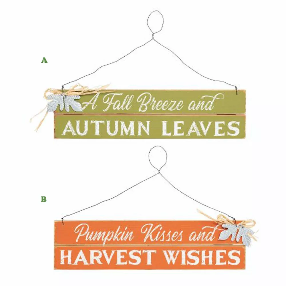 Transpac, Harvest Wood Slat Décor, Assorted & Sold Separately