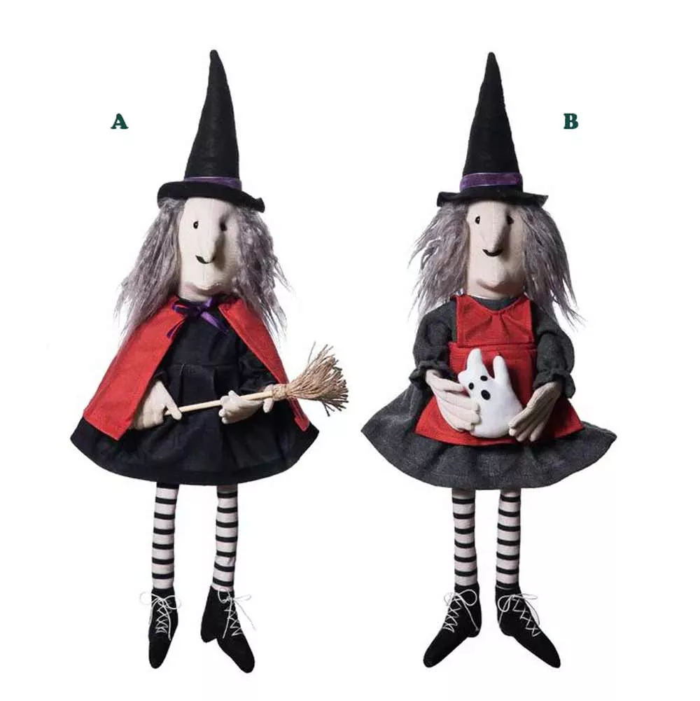 Transpac, Witch Plush Sitter, Assorted & Sold Separately