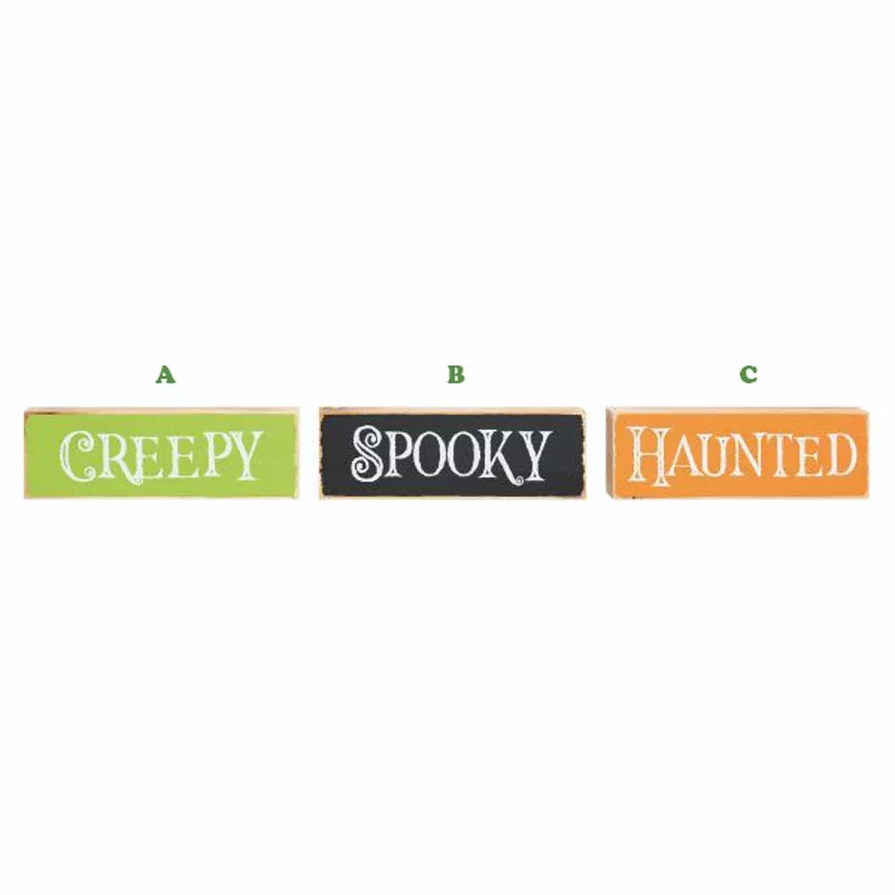 Transpac, Word Block Wood Décor, Assorted & Sold Separately