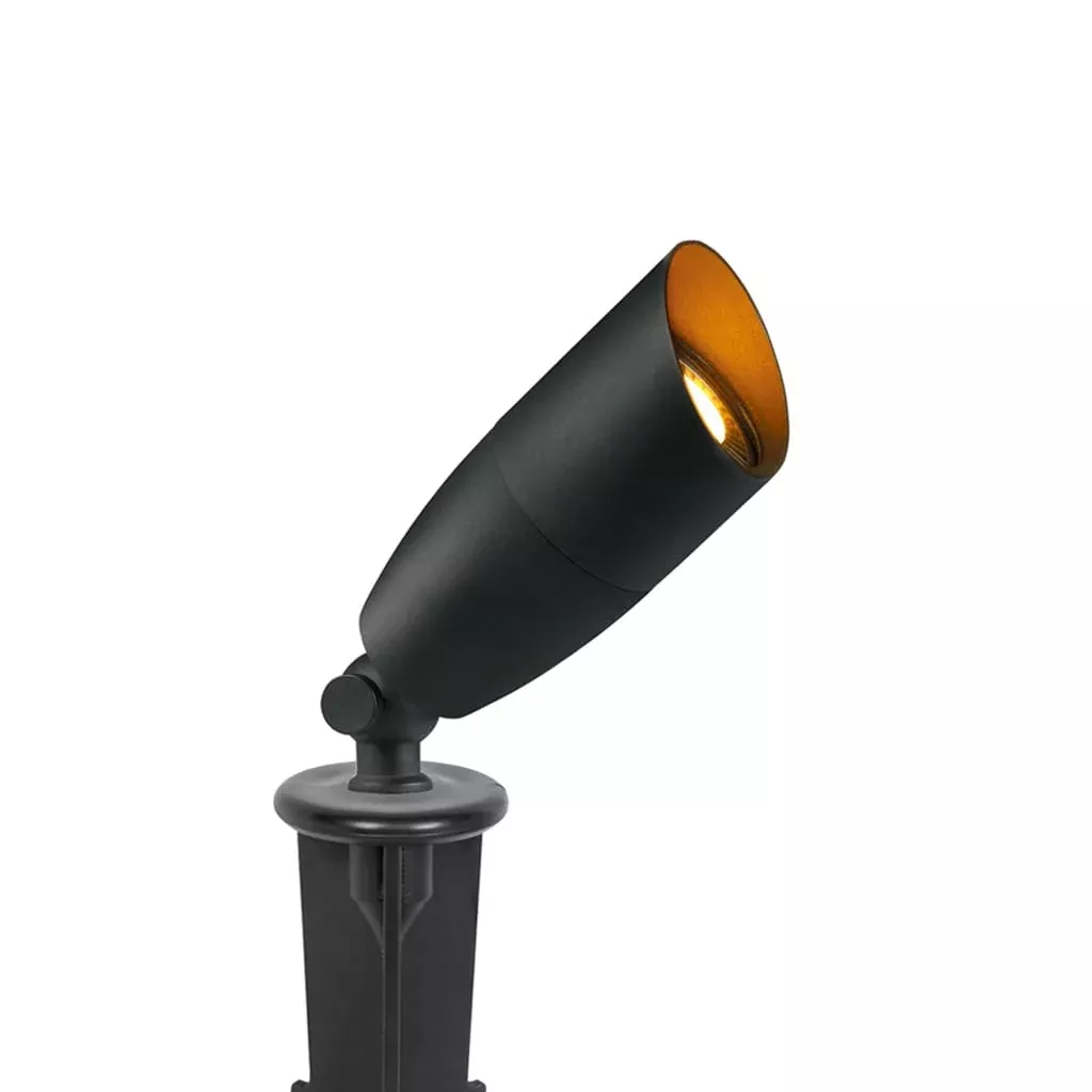 Tru-Scapes Traditional Accent Light, Black Finish