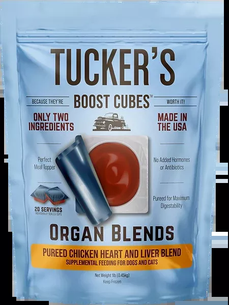 Tucker's Pureed Chicken Heart and Liver Blend