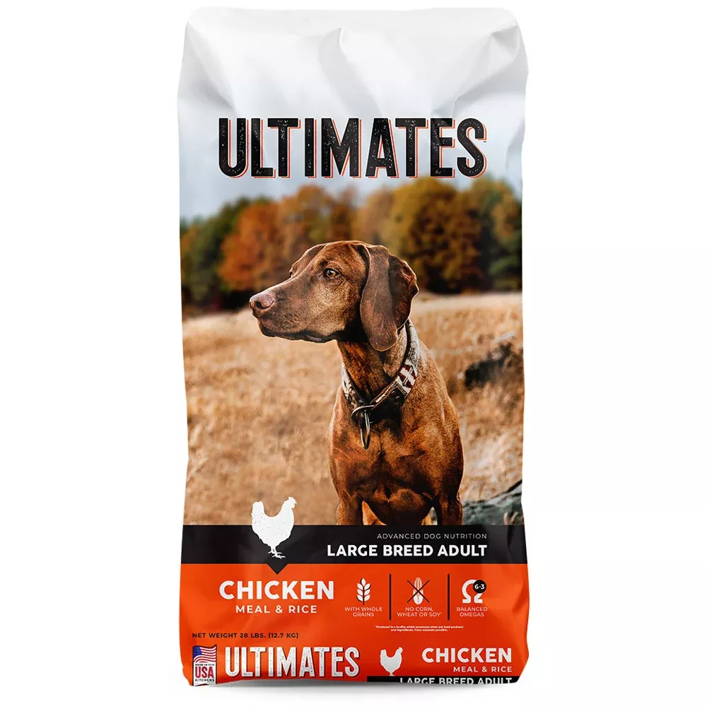 Ultimates Chicken Meal & Rice Large Breed Adult Dog Food, 28 lb.