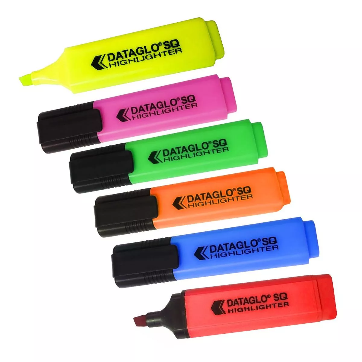 ValueX Flat Barrel Highlighter Pen Chisel Tip 1-5mm Line Assorted Colours (Pack 8) – 7910wt8 – Default Title