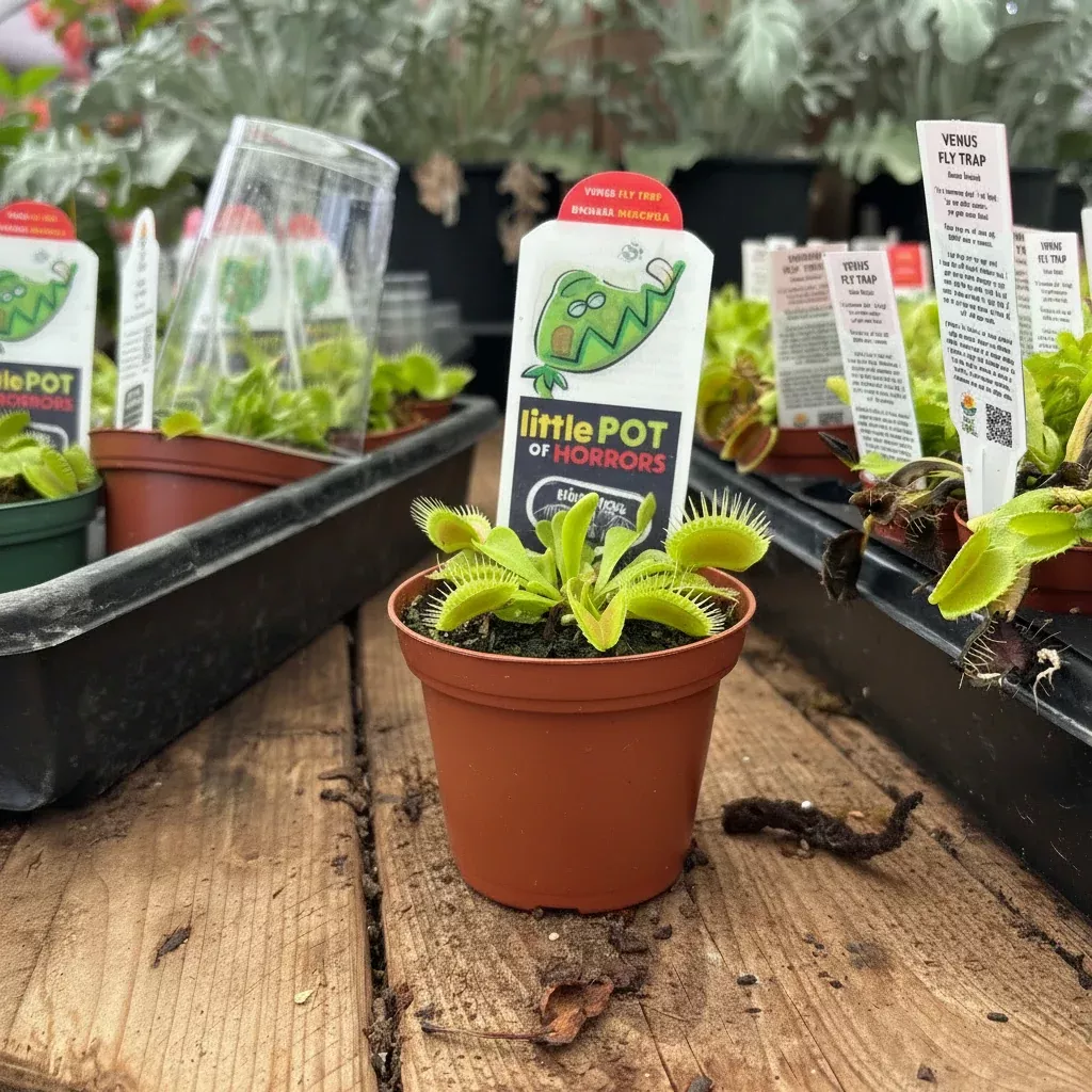 Venus Flytrap - Dionaea muscipula - 2" Potted Houseplant