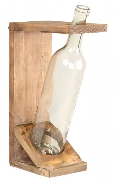 Wall Mounted Bottle Flower Holder