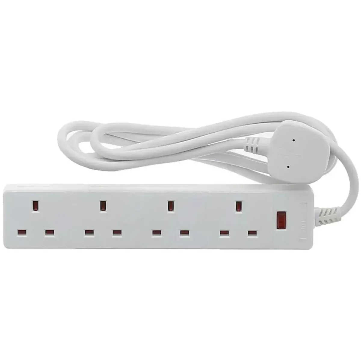 Westminster Electrical 4 Gang 13A Extension Lead | 2 Meter Length cable