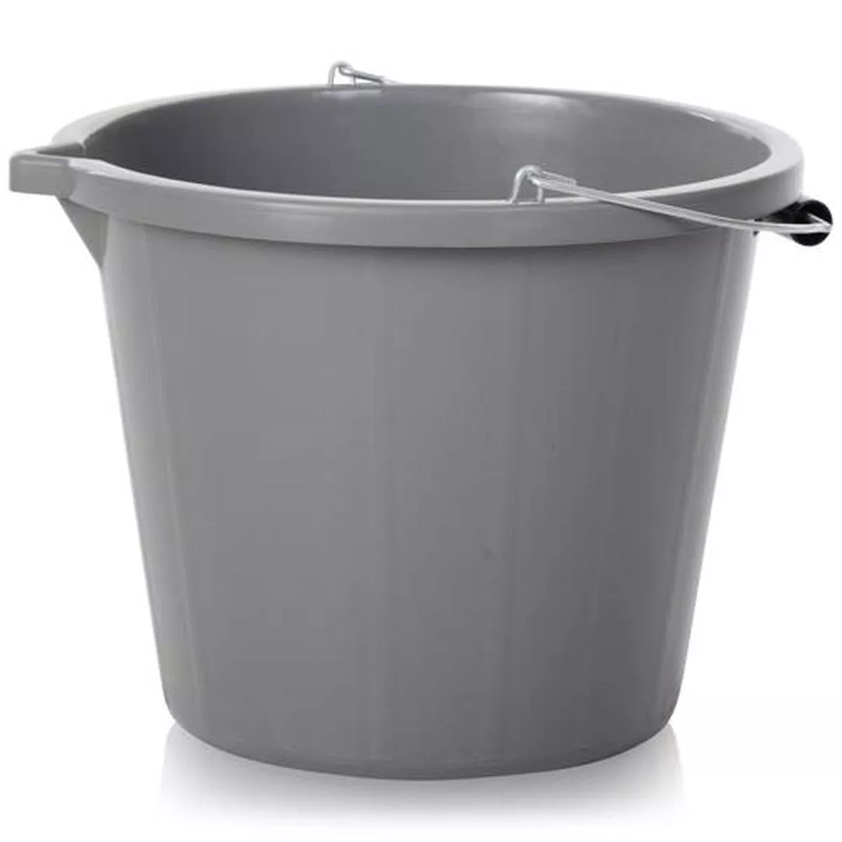Wham Bam Grey Upcycled STRONG 10 Litre Bucket – Default Title