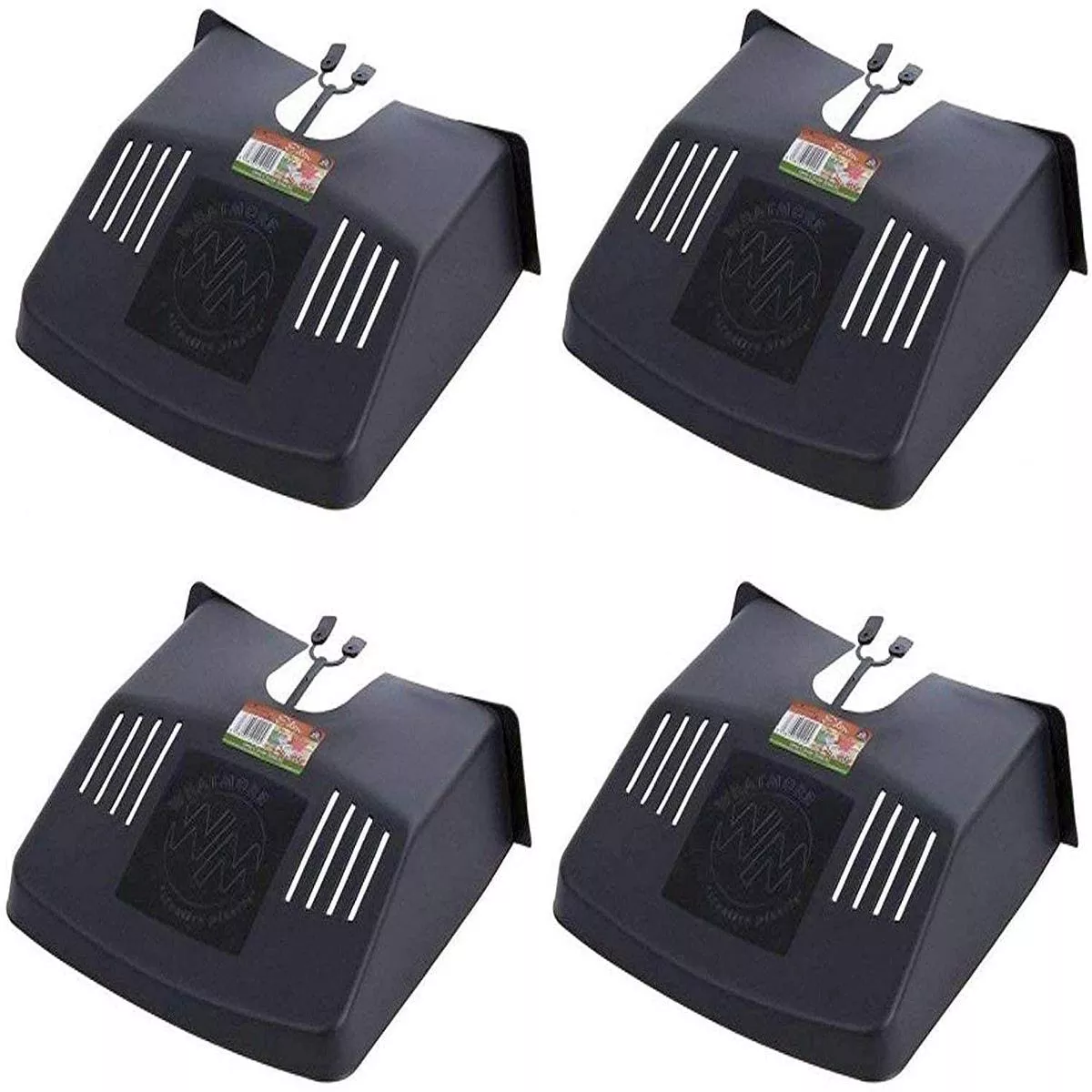 Wham Black Drain Cover {4 Pack}