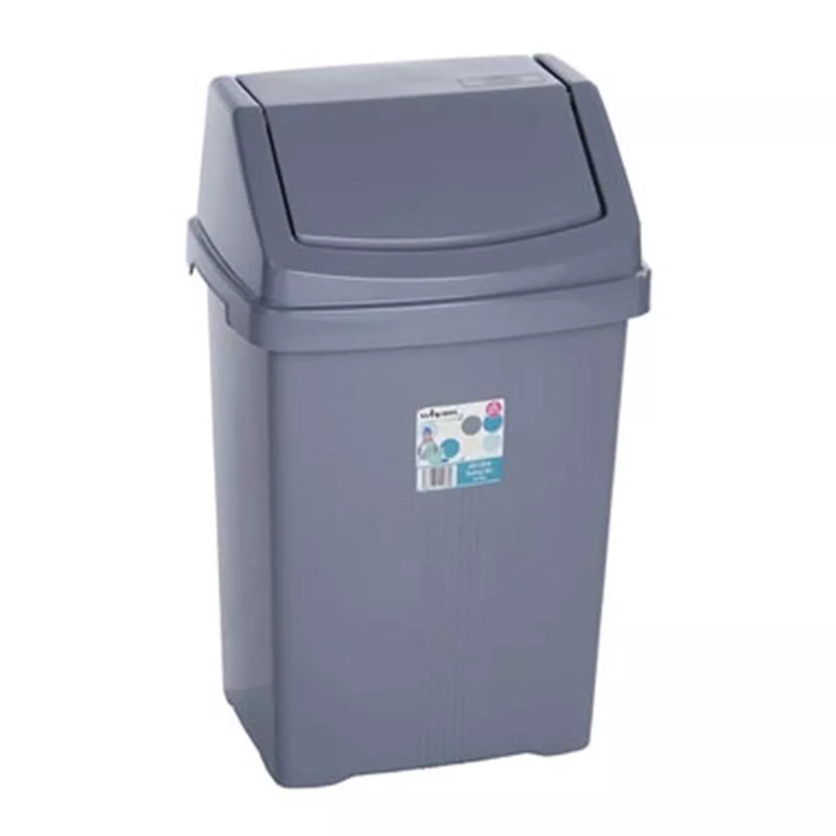 Wham Casa 25 Litre Swing Bin Silver/Grey – 10 {Great Value}