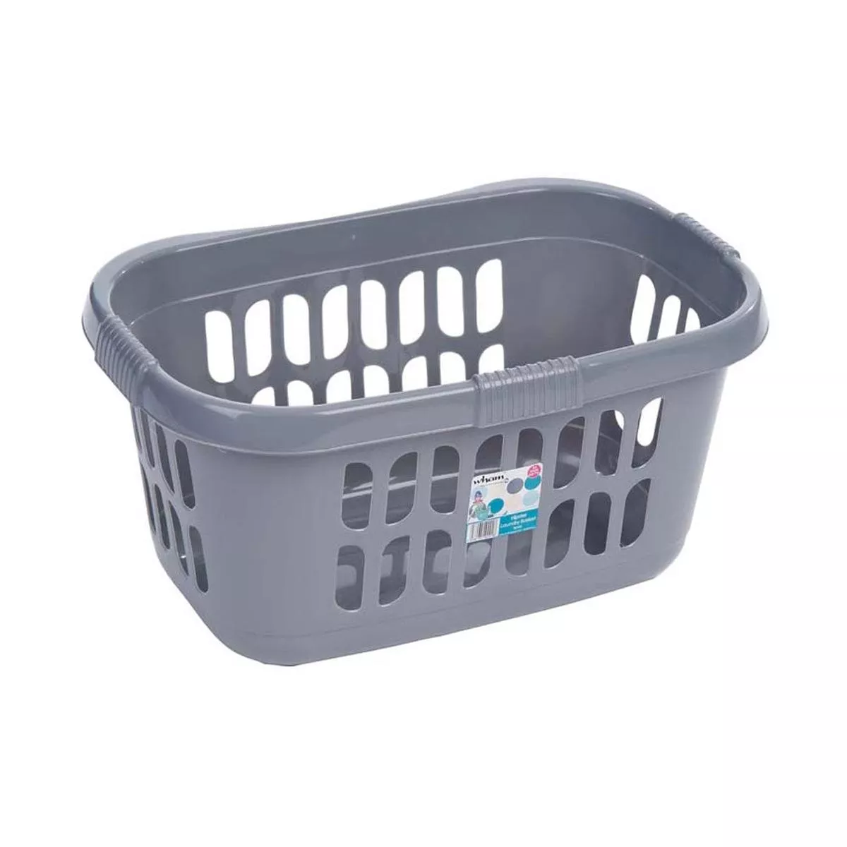Wham Casa Hipster Silver Laundry Basket – Default Title