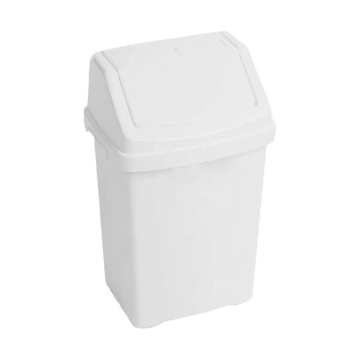 Wham Casa White Swing Bin 8 Litre – 12