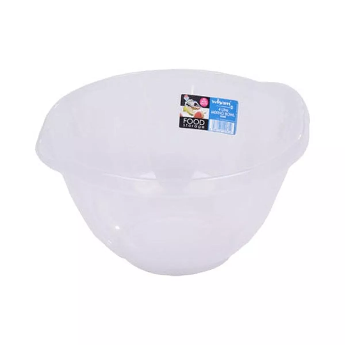 Wham Cuisine Clear Medium Mixing Bowl 4 Litre – Default Title