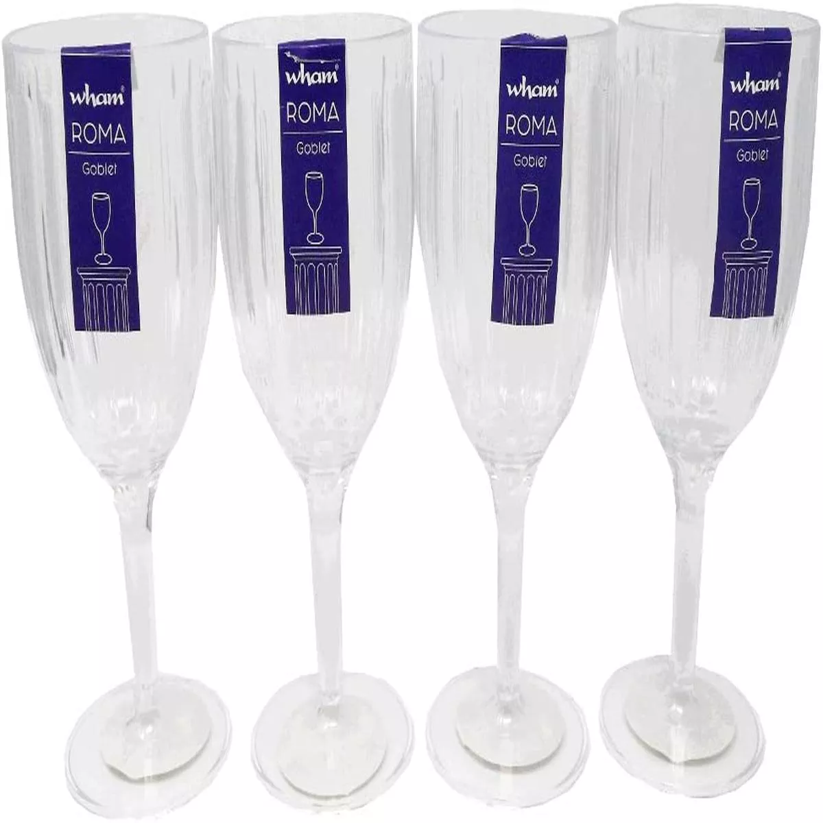 Wham Roma Clear Acrylic Wine Goblet 370ml {2 Pack} – Default Title