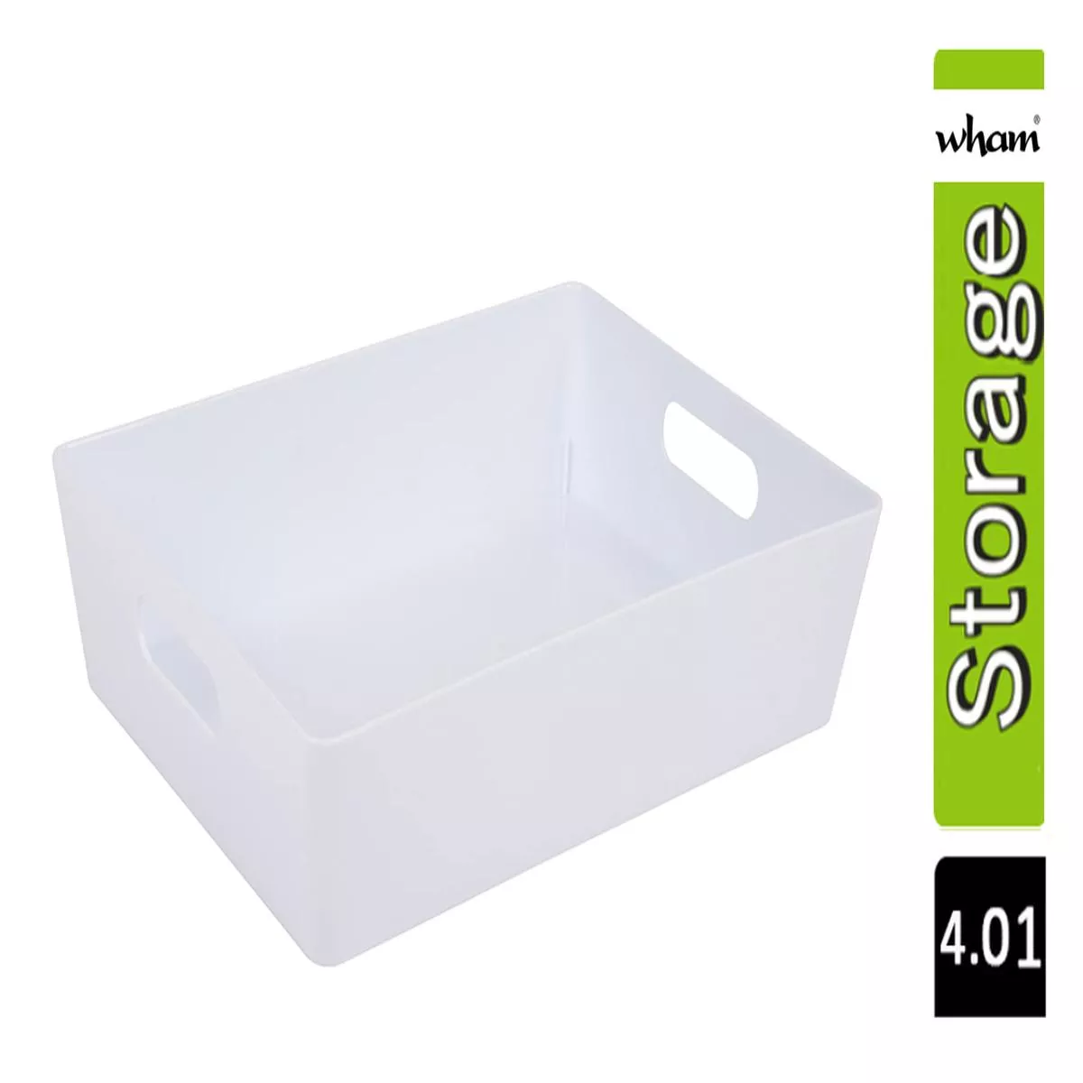 Wham White Rectangular Studio Basket 4.01 2 Litre – 3