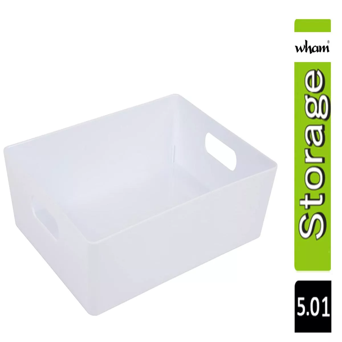 Wham White Rectangular Studio Basket 5.01 6L – 3