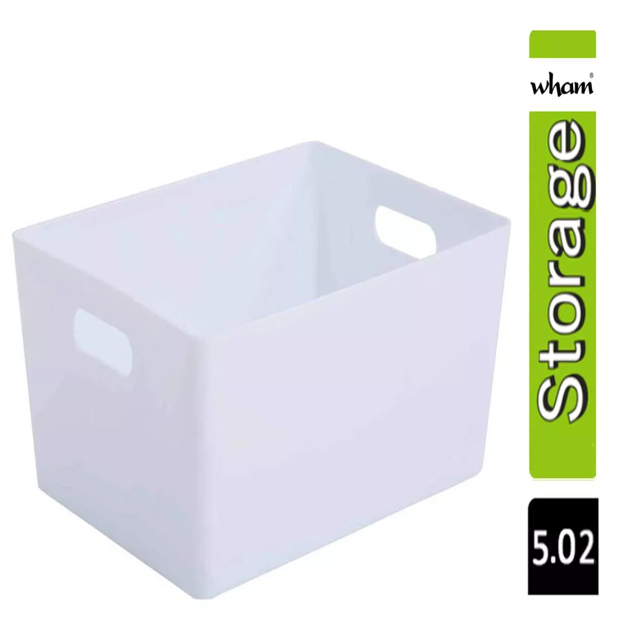 Wham White Rectangular Studio Basket 5.02 11.5 Litre – 12