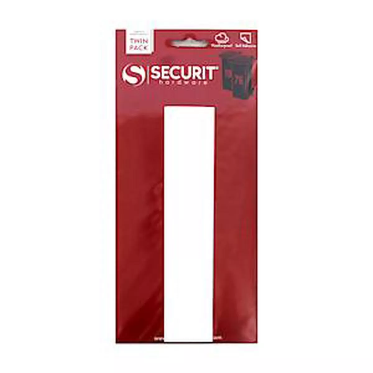 Wheelie Bin S/A No1 Wht 170Mm Pk2