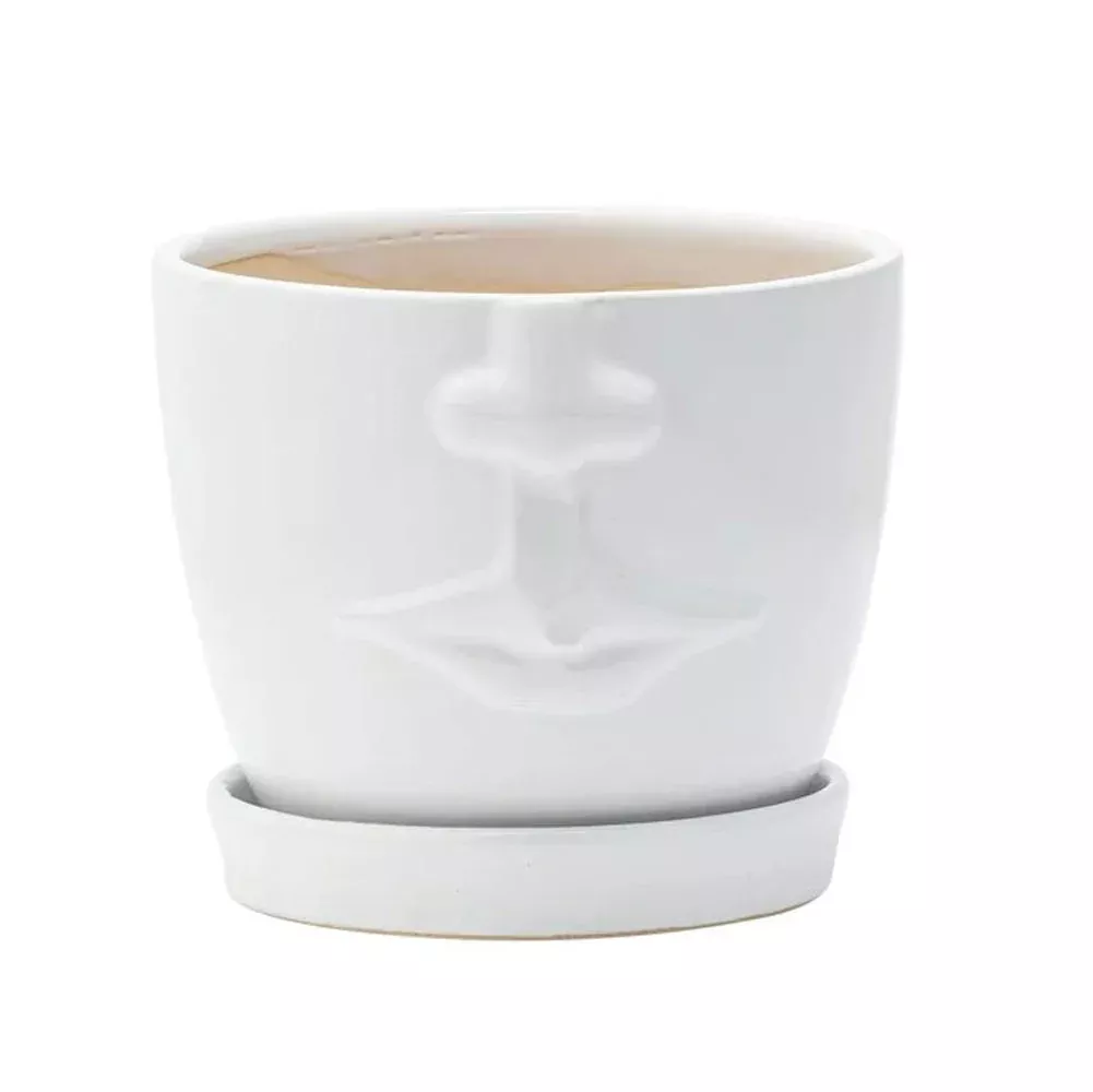White Face Planter, 5" | Napco