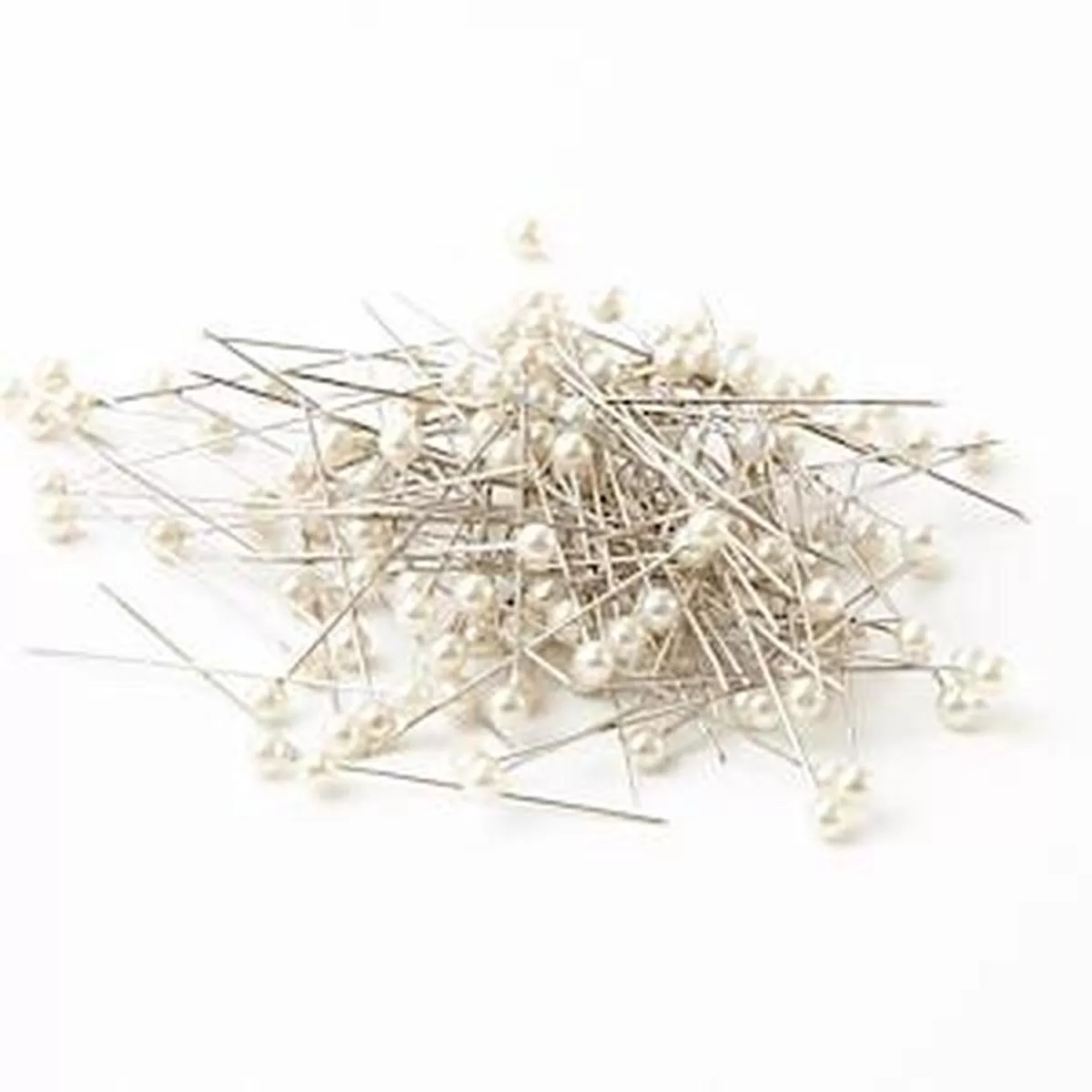 White Pearl Headed Pins NEW – 10