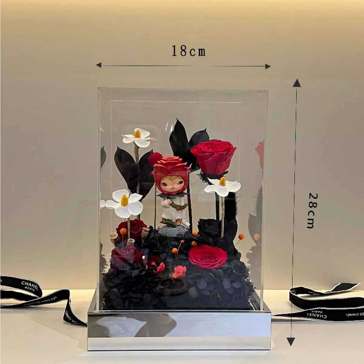 Wild Rose Preserved Flower Gift Box – Wild RoseMirror Flower Box