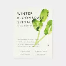 Winter Bloomsdale Spinach Seeds