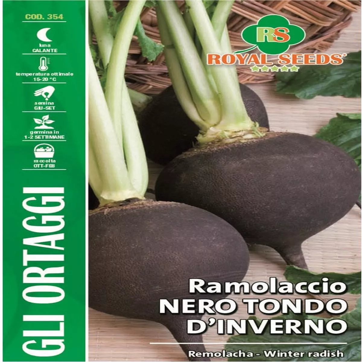 Winter Radish Black – Royal Seed RYMO114/2 – COD.354