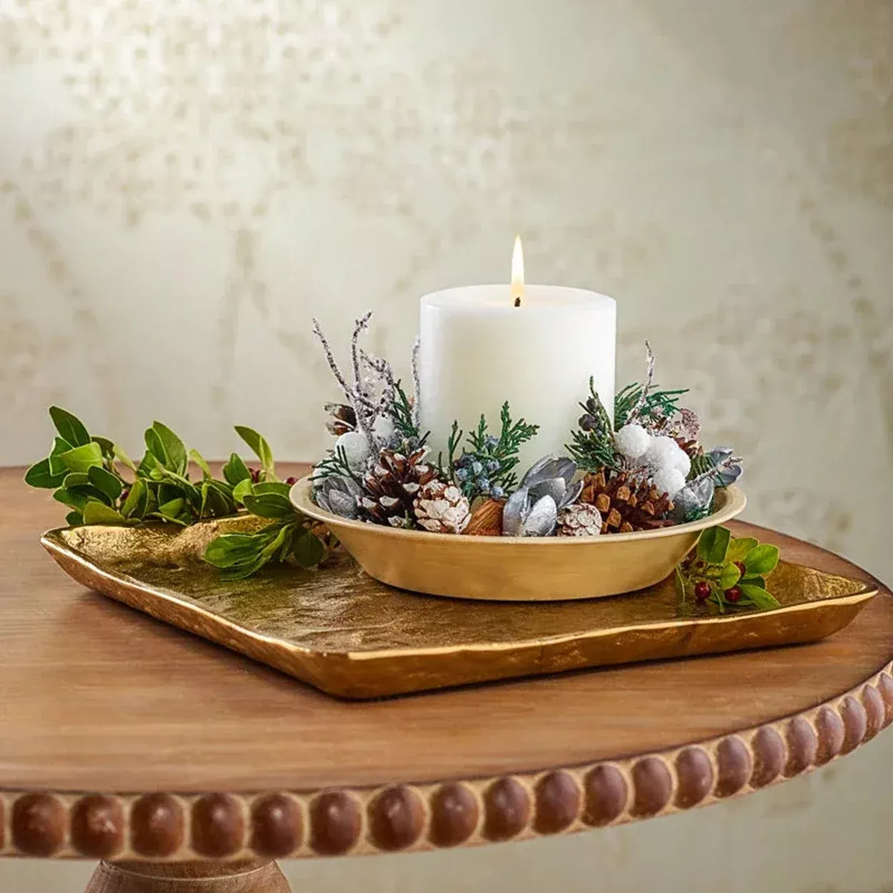 Wintery Woods Potpourri Candle Set