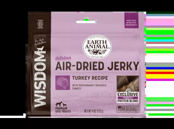 Wisdom Air Dried Turkey Jerky, 4oz