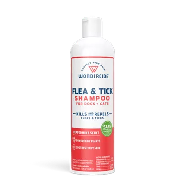 Wondercide Flea & Tick Shampoo for Dogs and Cats 12oz