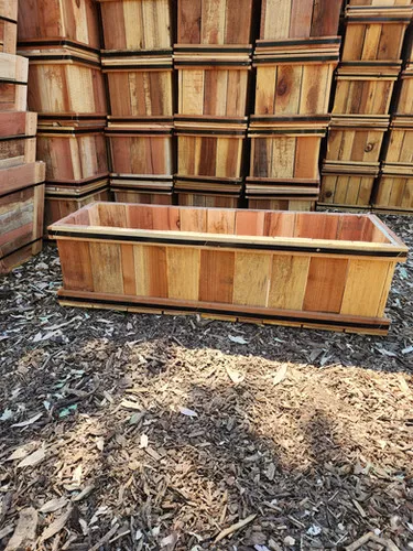 Wooden planter 48 inch rectangle