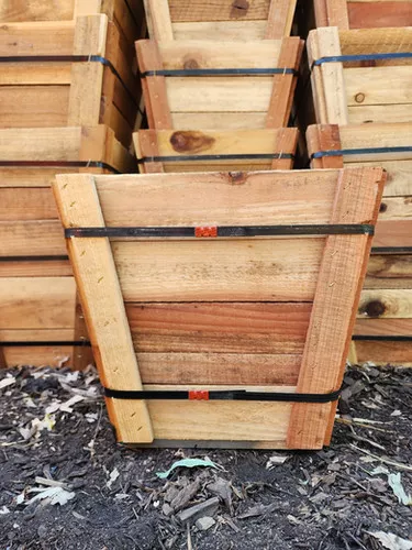 Wooden planter box 16 inch square