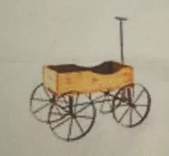 Wooden Wagon (decor)