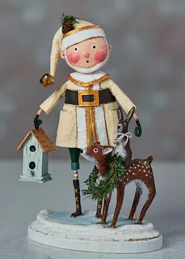 Woodland Santa Figurine